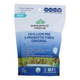 Organic India - Psyllium Organic Prebiotic-probiotic Fiber Organic - Case Of 12-10 Ounces