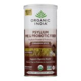 Organic India - Psyllium Organic Prebiotic-probiotic Cinnamon - Case Of 12 - 10 Ounces
