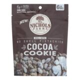 Nichols Farms - Pistachio Nut Shell Cocoa Cookie - Case Of 15-6 Ounces