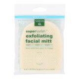 Earth Therapeutics Loofah, Super, Exfoliating, Facial Mitt, 1 Count
