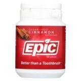 Epic Dental, Xylitol Gum, Cinnamon, 50 Count