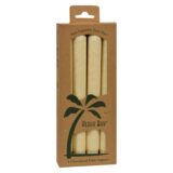 Aloha Bay, Palm Tapers, Cream, 4 Candles