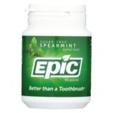 Epic Dental, Xylitol Gum, Spearmint, 50 Count