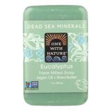 One With Nature Triple Milled Soap Bar, Eucalyptus, 7 Oz