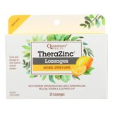 Quantum Therazinc Cold Season Plus Lozenges Lemon, 14 Mg, 24 Lozenges