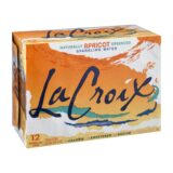 Lacroix Sparkling Water, Apricot, Case Of 2, 12 Fl Oz.