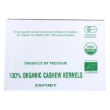 Bulk Nuts, Cashews, Organic, Whole, Raw, Case Of 25 Lbs