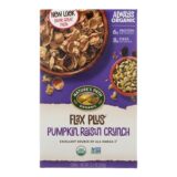 Nature's Path Organic Flax Plus Cereal, Pumpkin Raisin Crunch, Case Of 12, 12.35 Oz.