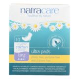 Natracare Natural Uitra Pads W/wings, Long W/organic Cotton Cover, 10 Pack