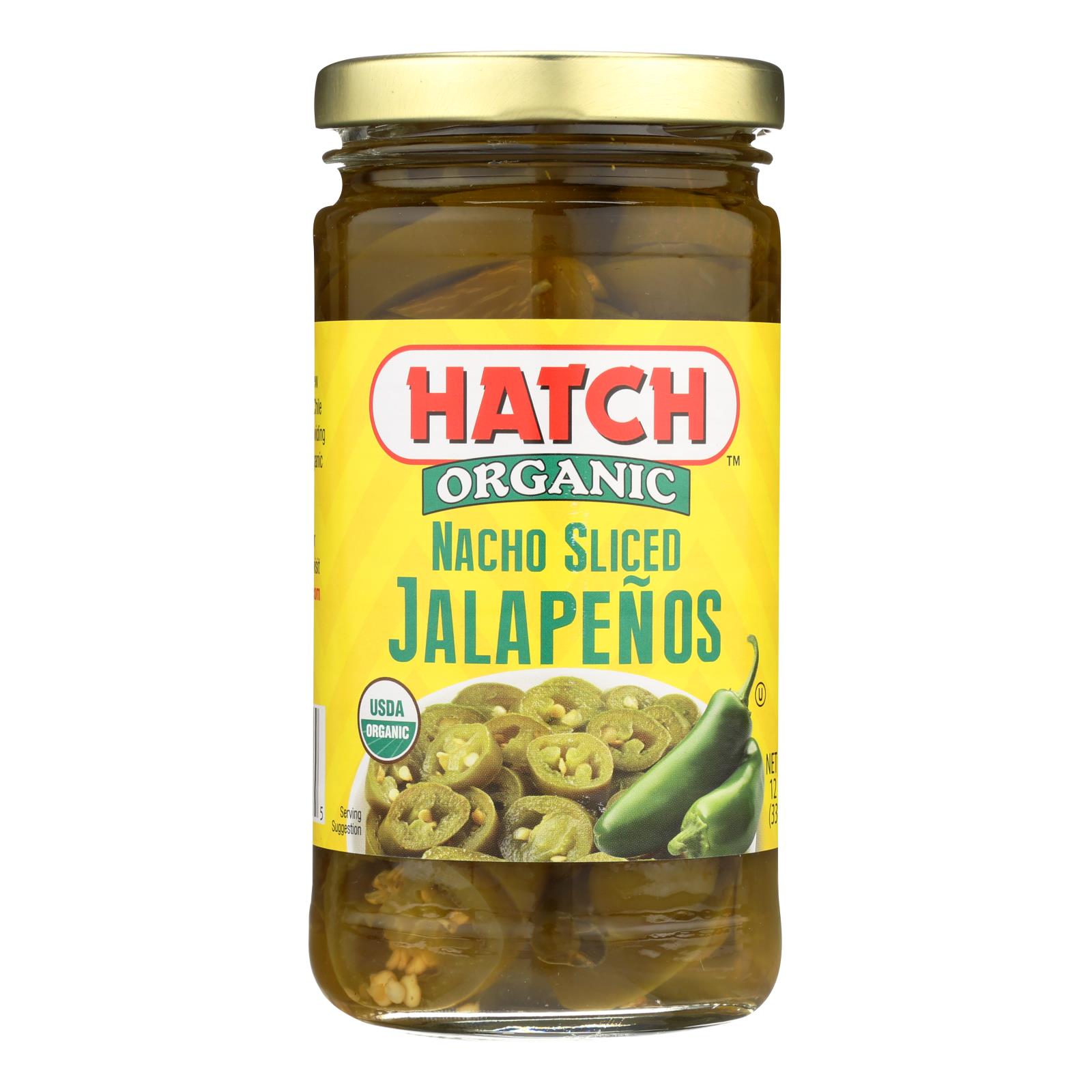 Hatch Chili Hatch Nacho Sliced Jalape?os, Jalape?os, Case Of 12, 12 Oz.