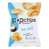Popchips Potato Chip, Sea Salt, Case Of 24, 0.8 Oz.