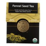 Buddha Teas, Organic Tea, Fennel Seed, Case Of 6, 18 Count