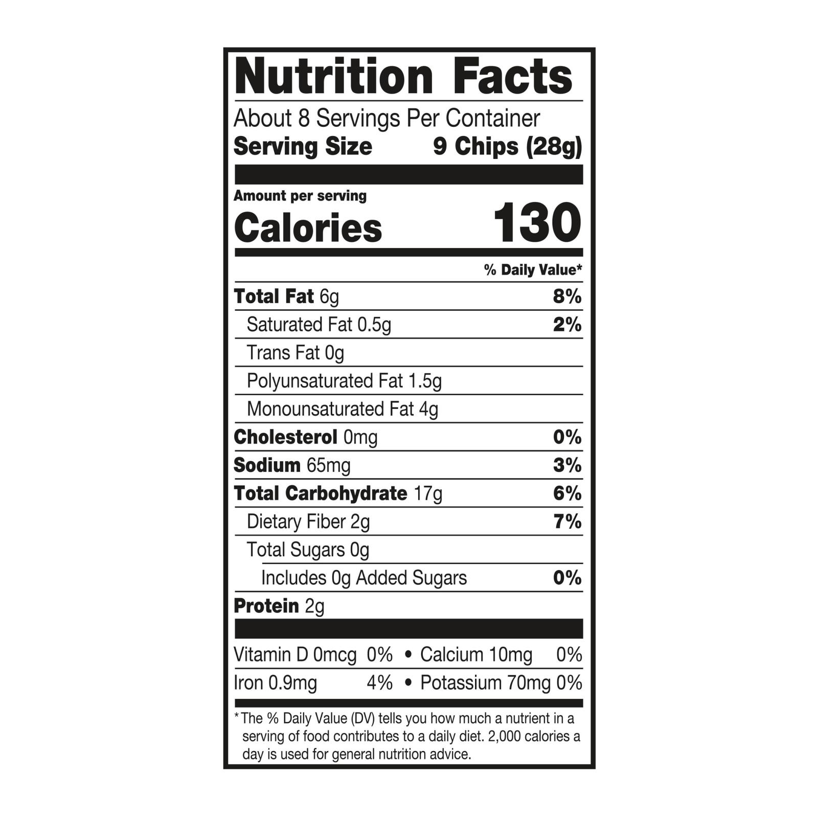 Late July Snacks - Tort Chips Multigrn Sea Salt Gluten Free - Case Of 12-7.5 Oz - Image 3