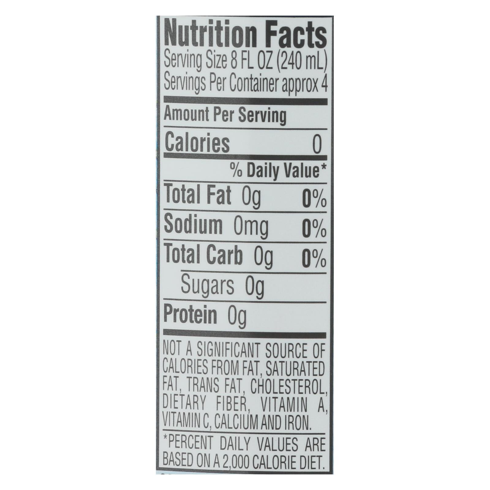 Ice Mountain, Sparkling Water, Simply Bubbles, Case Of 12, 33.8 Fl Oz. - Image 2