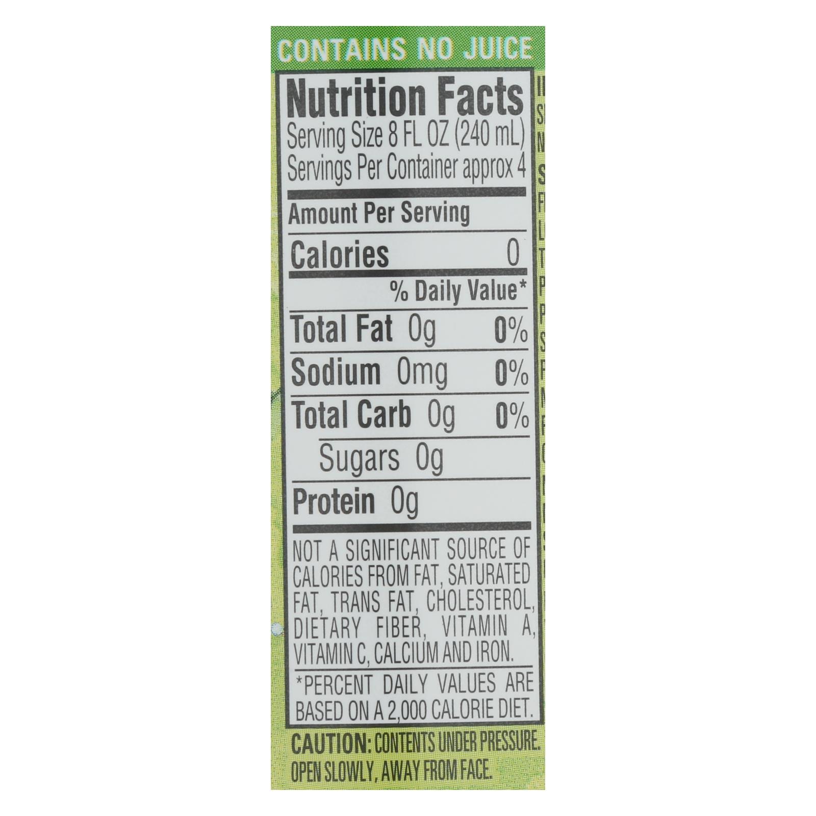 Ice Mountain, Sparkling Water, Zesty Lime, Case Of 12, 33.8 Fl Oz. - Image 2