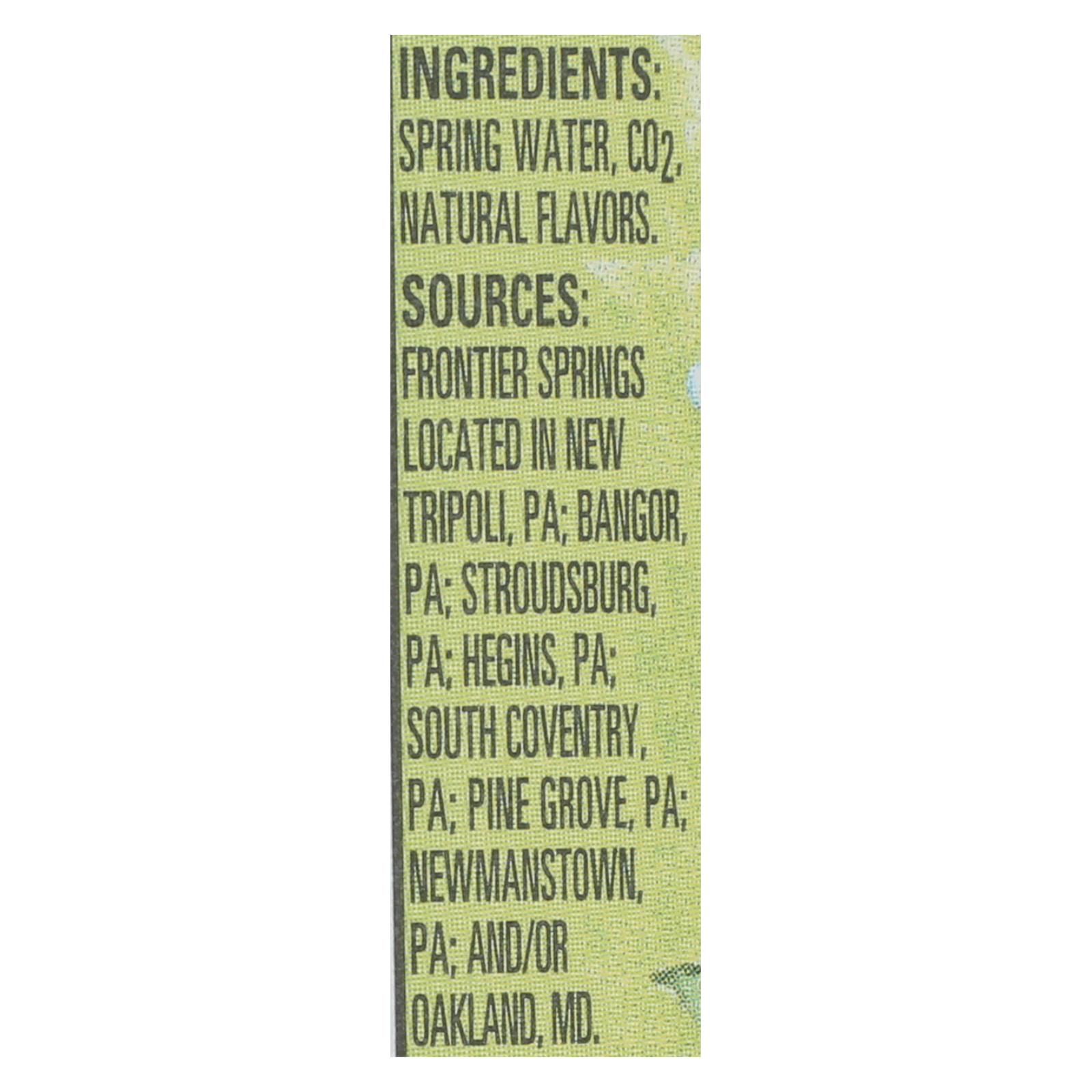 Ice Mountain, Sparkling Water, Zesty Lime, Case Of 12, 33.8 Fl Oz. - Image 3