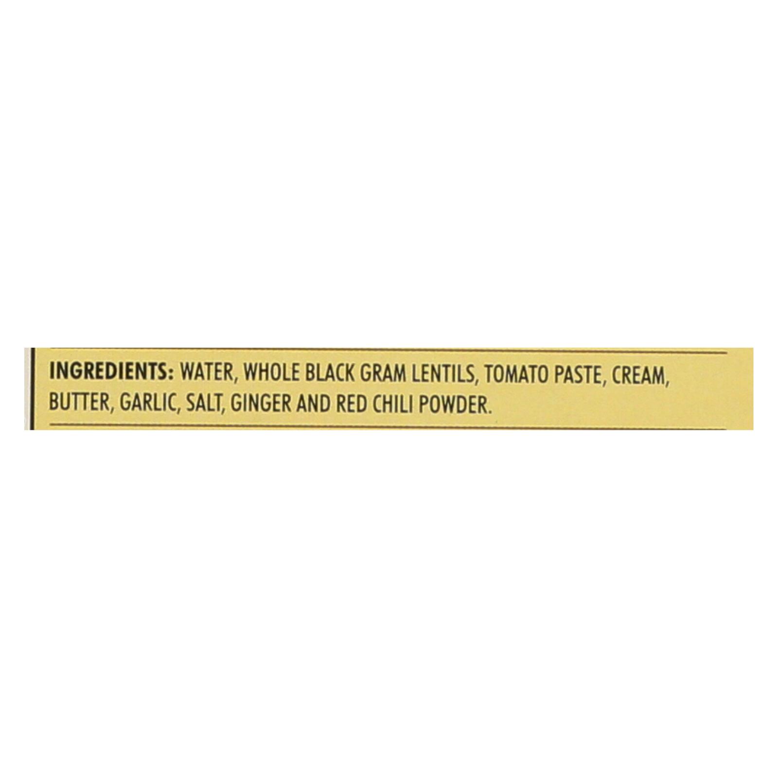 Kitchen Of India Dinner, Black Gram Lentils Curry, Dal Bukhara, 10 Oz, Case Of 6 - Image 2