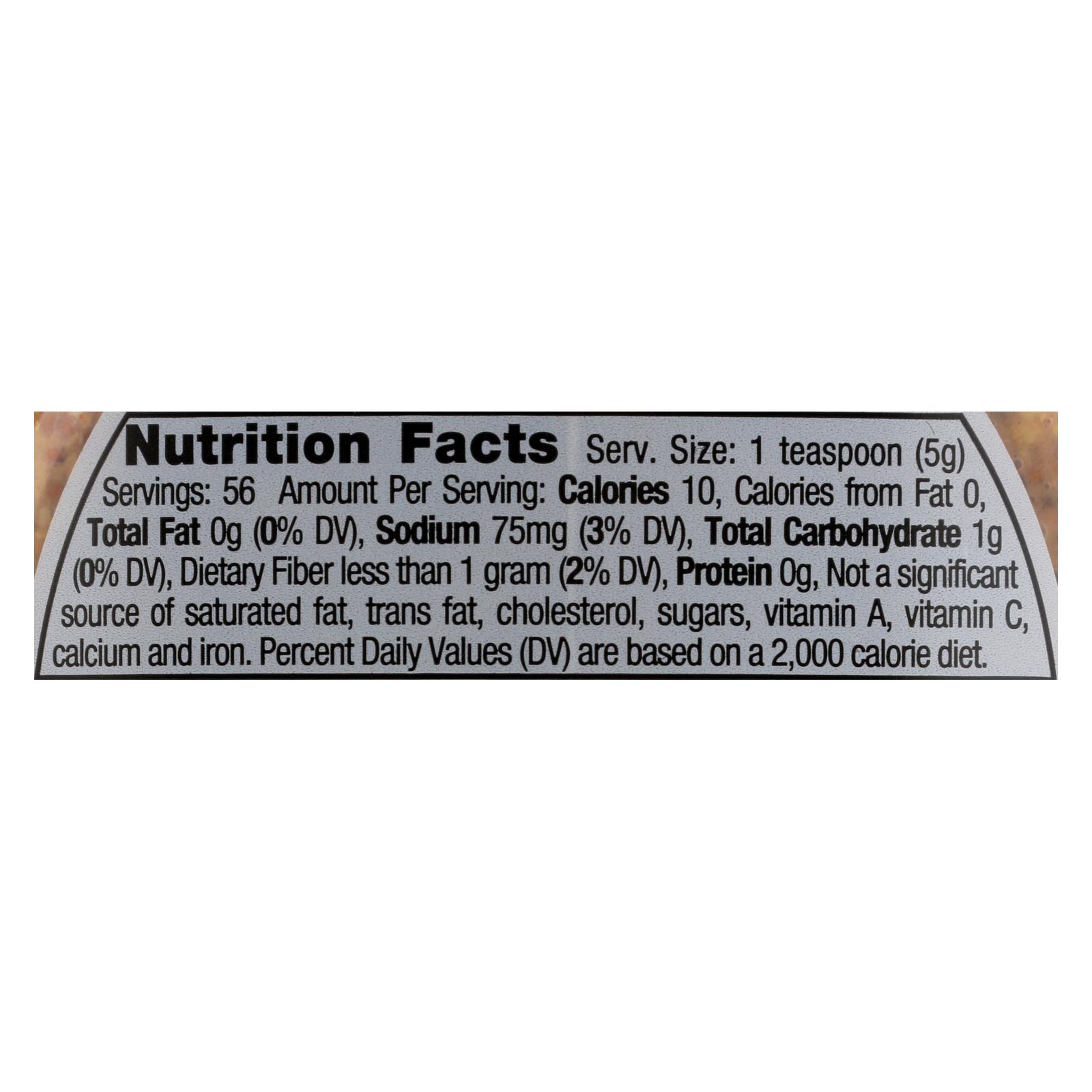 Inglehoffer, Mustard, Original Stone Ground, Case Of 6, 10 Oz. - Image 2
