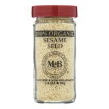 Morton And Bassett 100% Organic Seasoning, Sesame Seed, 2.4 Oz, Case Of 3