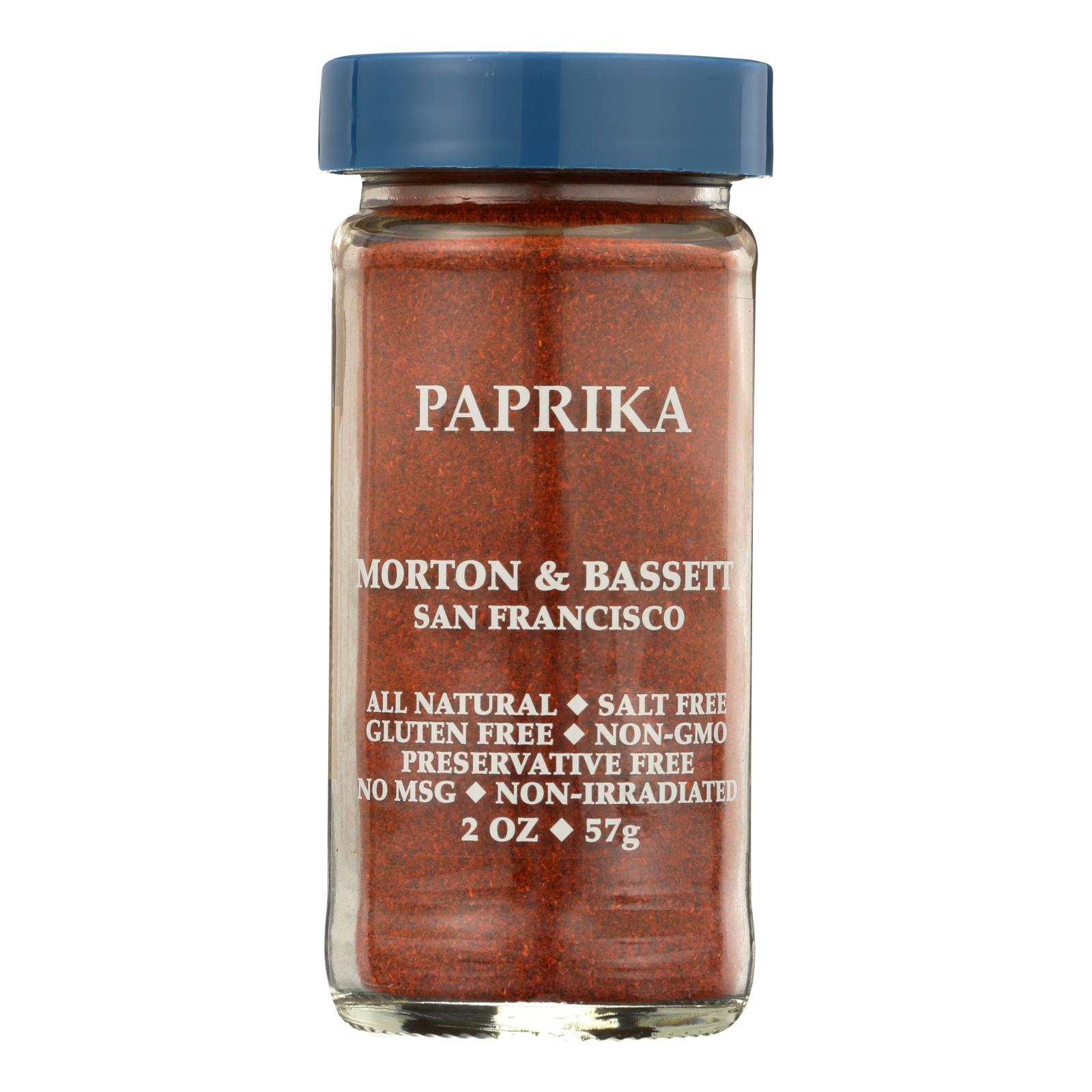 Morton And Bassett Seasoning, Paprika, 2 Oz, Case Of 3