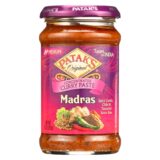 Pataks Curry Paste, Concentrated, Madras, Medium, 10 Oz, Case Of 6