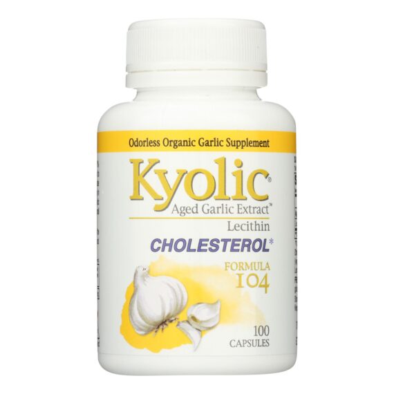Kyolic, Aged Garlic Extract Cholesterol Formula 104, 100 Capsules