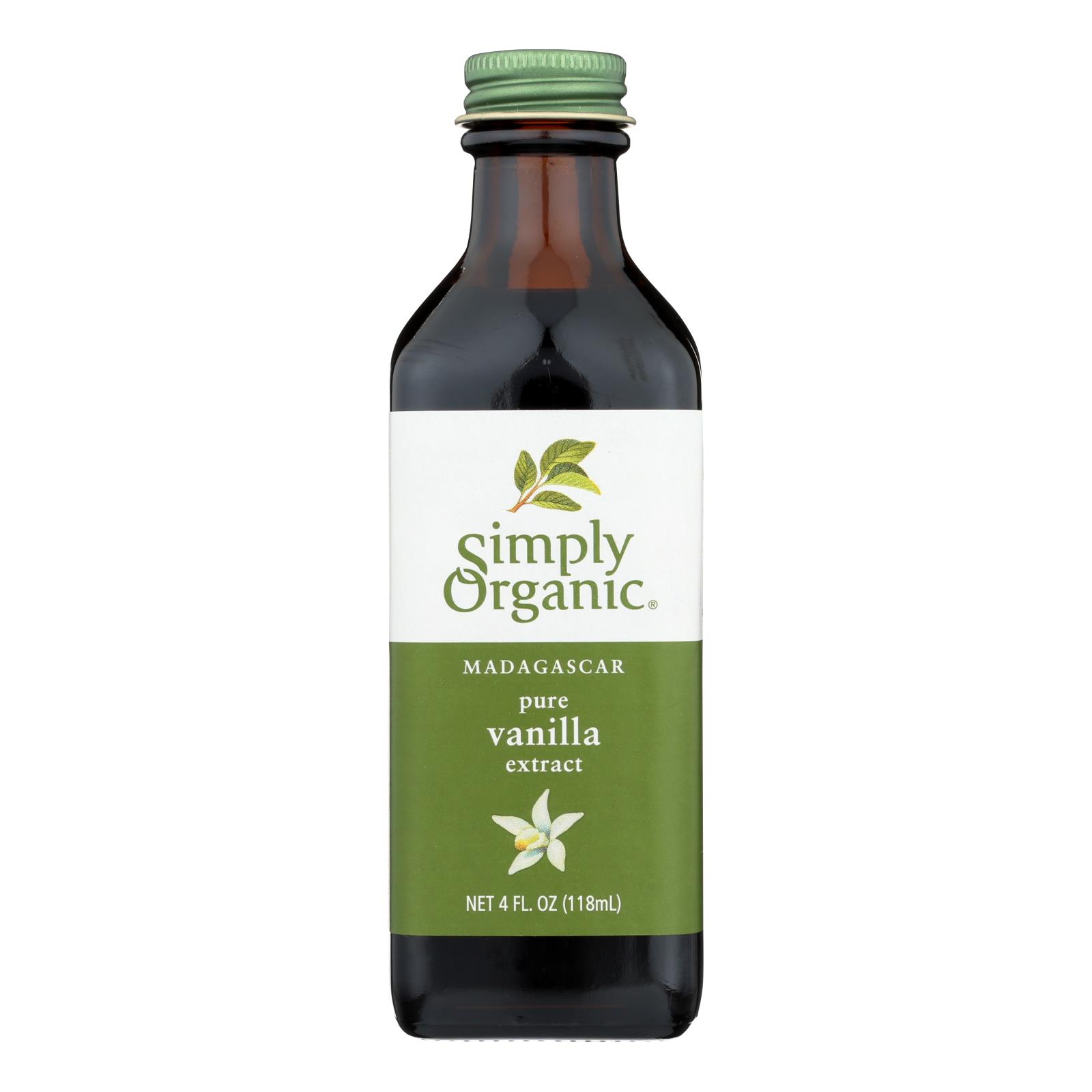 Simply Organic Vanilla Extract, Organic, 4 Oz