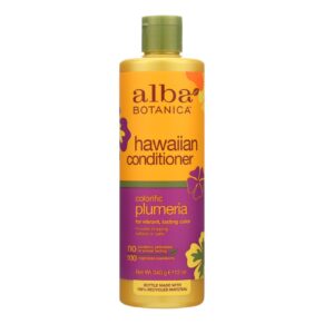Alba Botanica, Hawaiian Hair Conditioner, Plumeria, 12 Fl Oz