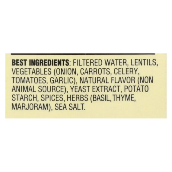 Dr. Mcdougall's Lentil Lower Sodium Soup, Case Of 6, 18 Oz. - Image 2
