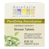 Aura Cacia, Purifying Aromatherapy Shower Tablets Eucalyptus, 3 Tablets