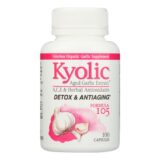 Kyolic, Aged Garlic Extract Detox And Anti-aging Formula 105, 100 Capsules