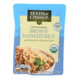 Seeds Of Change Organic Rishikesh Brown Basmati Rice, Case Of 12, 8.5 Oz.