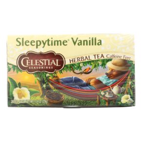 Celestial Seasonings Herbal Tea, Sleepytime Vanilla, Case Of 6, 20 Bag