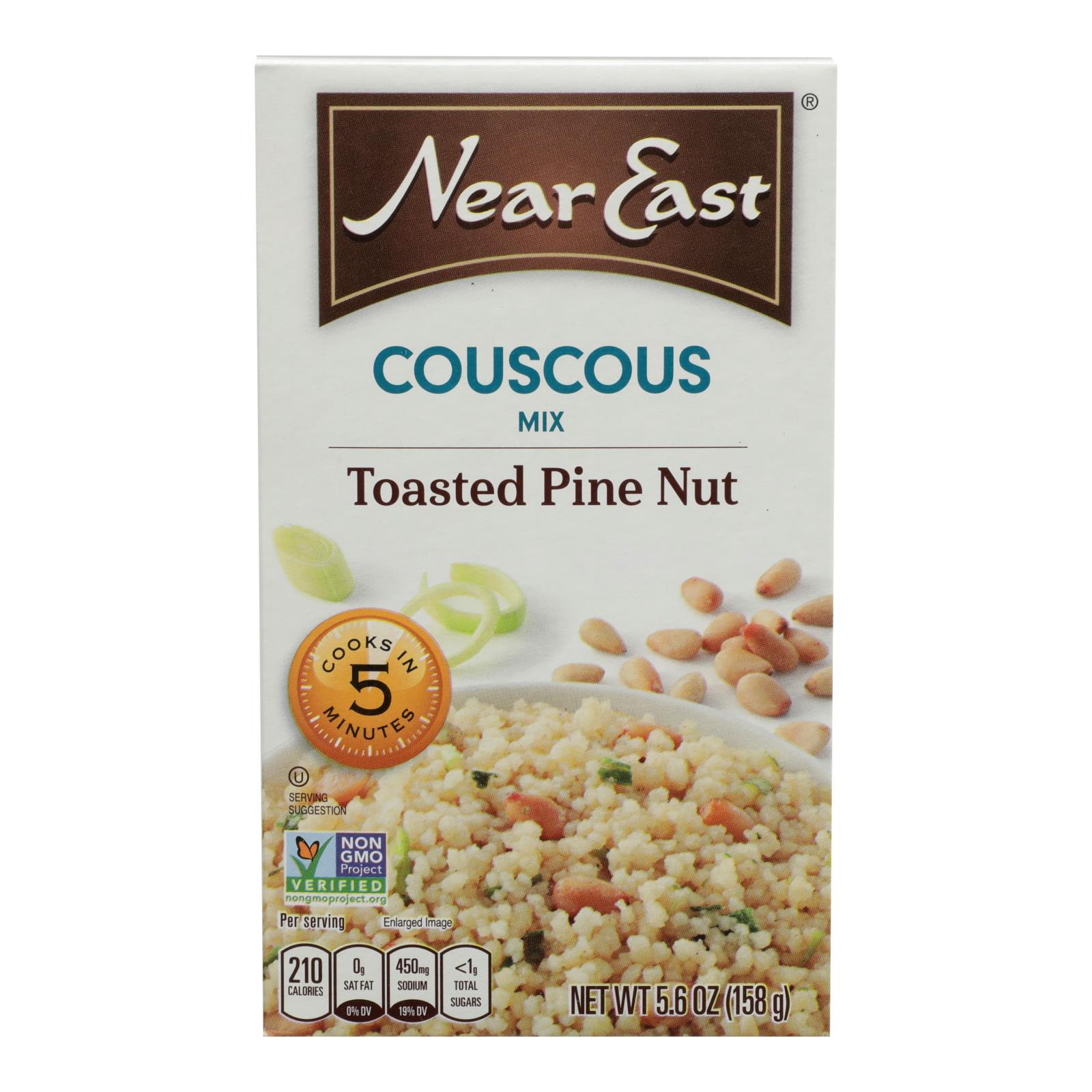 Near East Couscous Mix, Toasted Pine Nut, Case Of 12, 5.6 Oz.