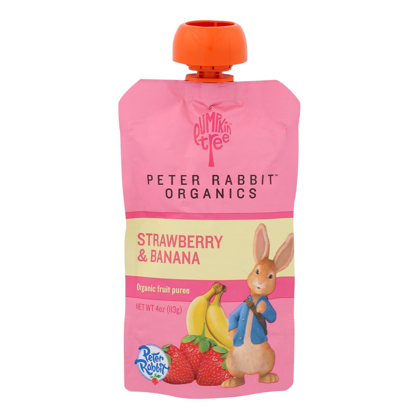 Peter Rabbit Organics Fruit Snacks, Strawberry And Banana, Case Of 10, 4 Oz.