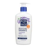 Kiss My Face Moisture Shave Lavender Shea, 11 Fl Oz
