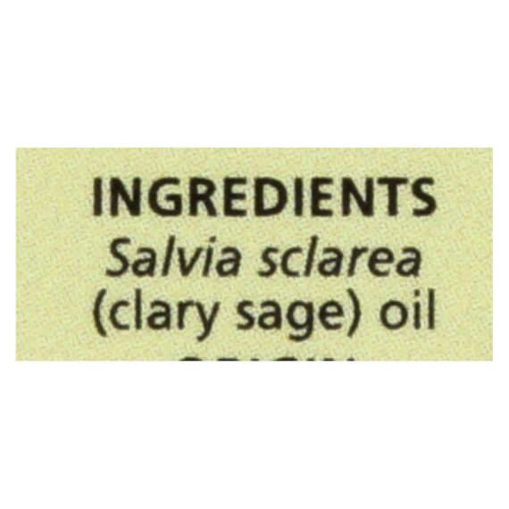Aura Cacia, Essential Oil Clary Sage, 0.5 Fl Oz - Image 2
