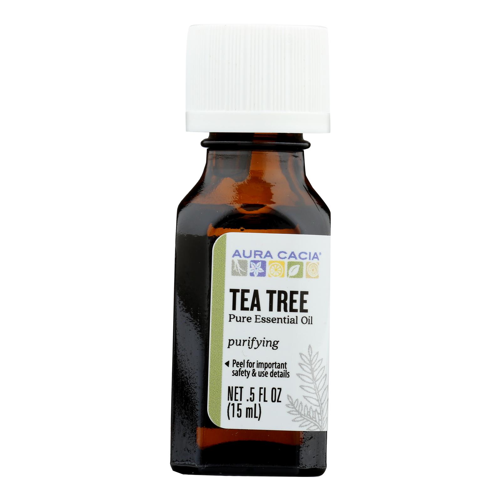 Aura Cacia, Pure Essential Oil Tea Tree, 0.5 Fl Oz