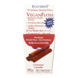 Eco-dent Veganfloss Premium Dental Floss Cinnamon, 100 Yards, Case Of 6