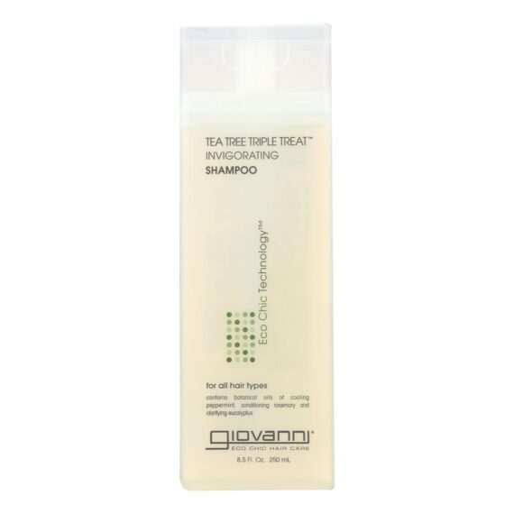 Giovanni Shampoo Tea Tree Triple Treat, 8.5 Fl Oz