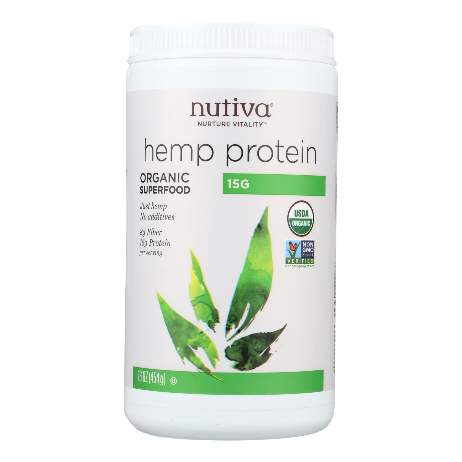 Nutiva Organic Hemp Protein, 16 Oz