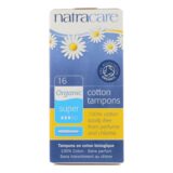 Natracare 100% Organic Cotton Tampons Super W/applicator, 16 Tampons