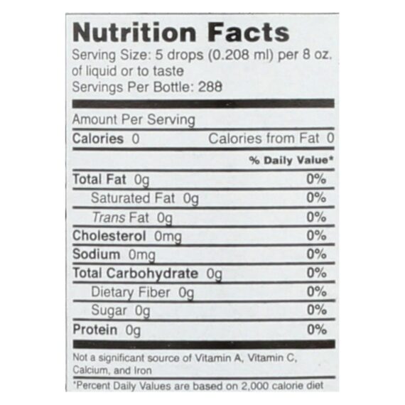 Sweet Leaf Sweet Drops Sweetener Valencia Orange, 2 Fl Oz - Image 3