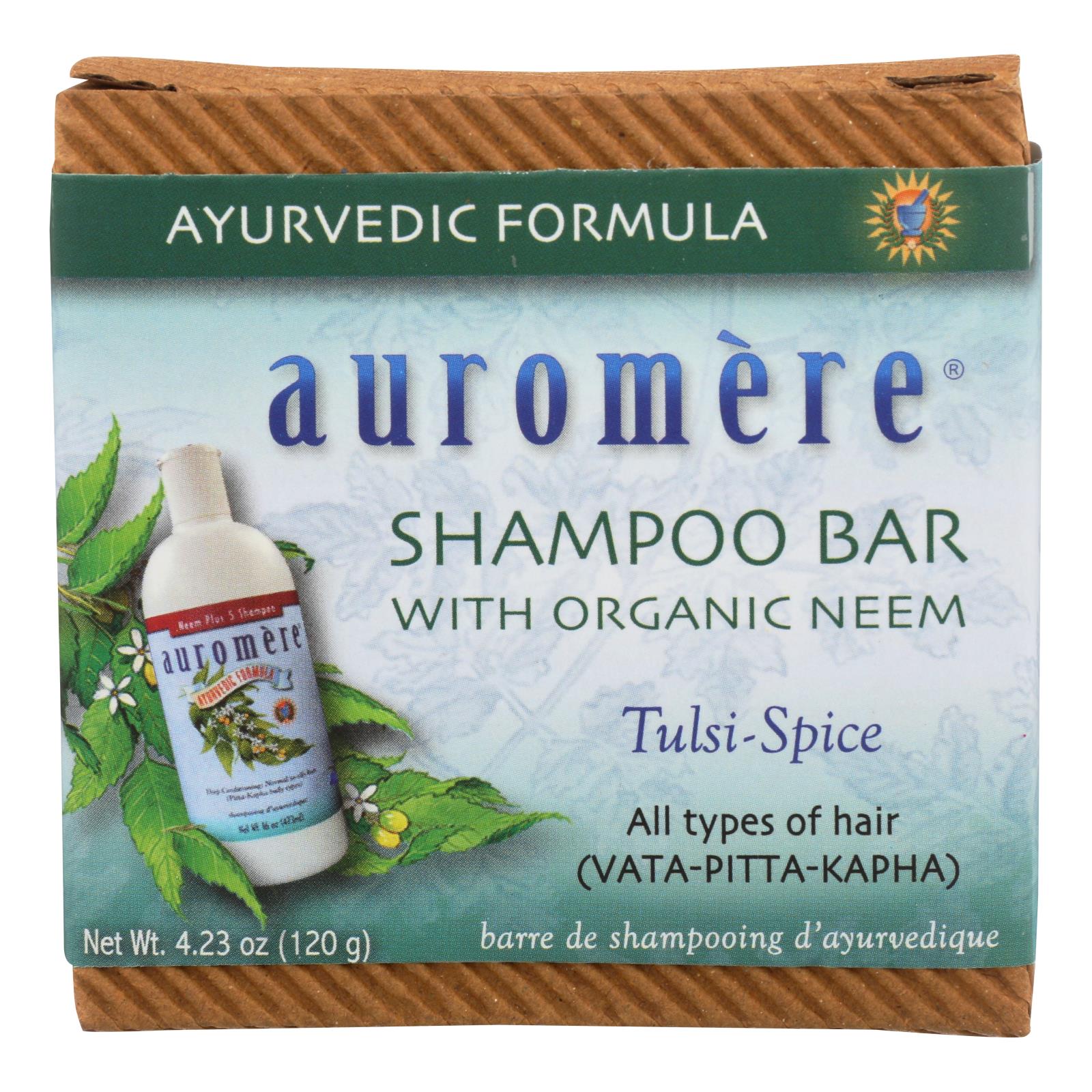 Auromere Shampoo, Tulsi-spice Eco-friendly Non-gmo Vegan/cruelty-free, Case Of 1, 4.23 Oz.