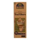 If You Care, Tea Filters Chlorine Free, Case Of 20, 50 Ct