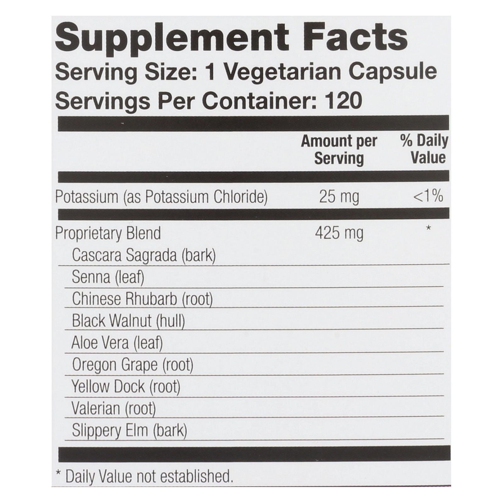 Natural Balance Colon Clenz, 120 Vegetarian Capsules - Image 2