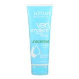 Alba Botanica, Very Emollient Natural Moisturizing Cream Shave Unscented, 8 Fl Oz