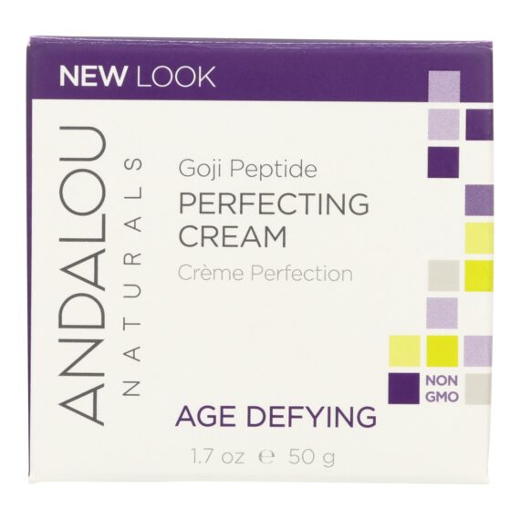 Andalou Naturals Super Goji Peptide Perfecting Cream, 1.7 Fl Oz
