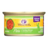 Wellness Pet Products Cat Food, Turkey Recipe, Case Of 24, 3 Oz.