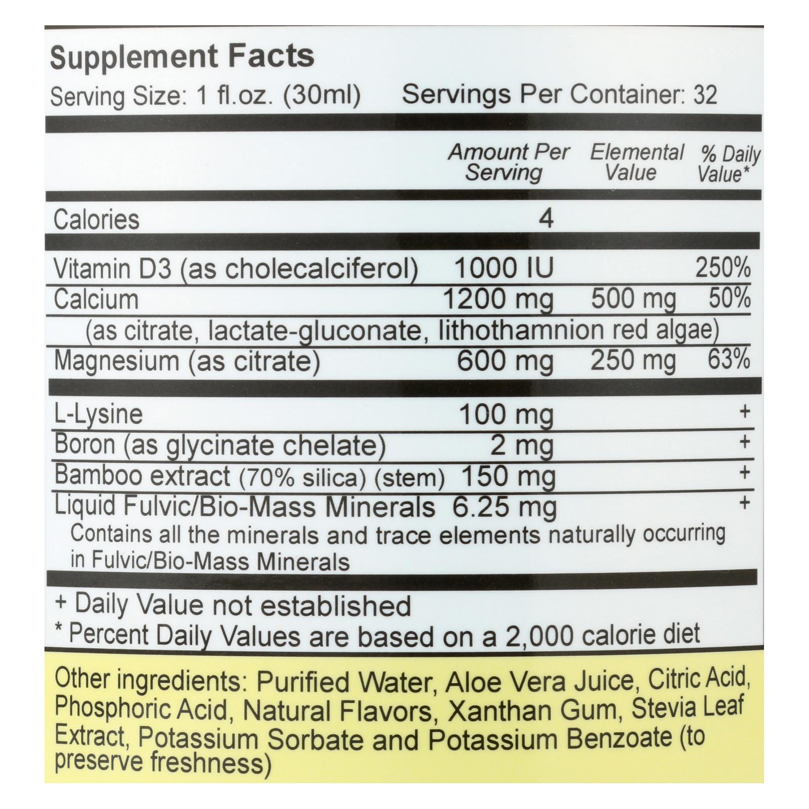 Vital Earth Minerals Cal-mag, Liquid, 32 Oz - Image 3